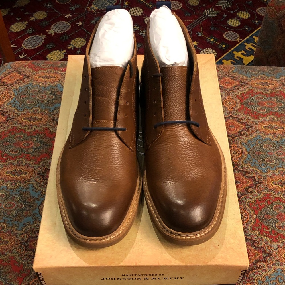 Johnston & Murphy: Pearce Tan Chukka Boot - Picture 4 of 5